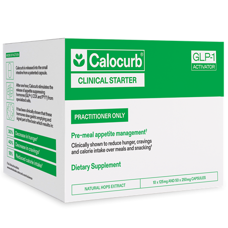 Calocurb Clinical Starter Pack 10 x 125mg capsules and 50 x 250mg 30c