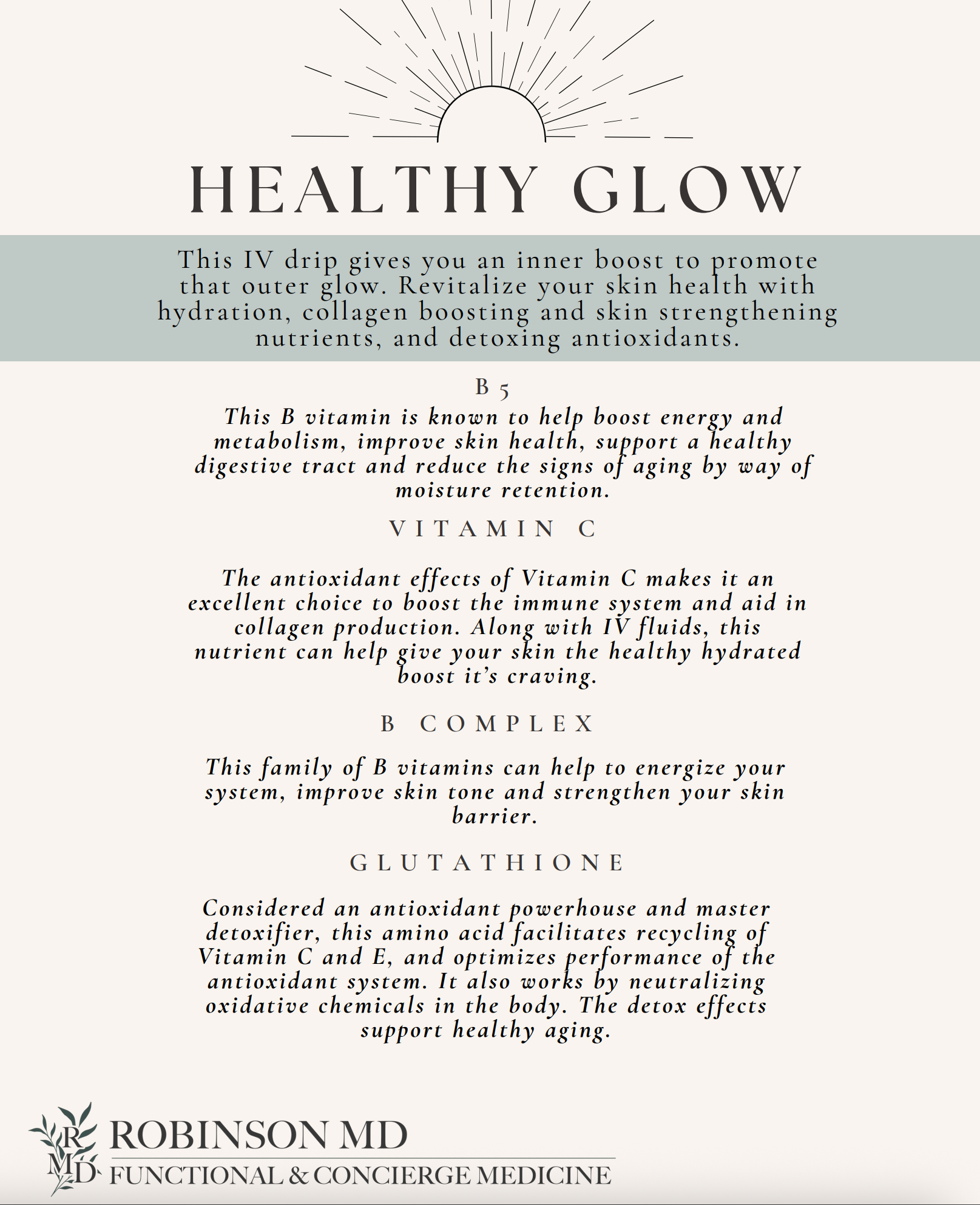 IV Therapy Healthy Glow