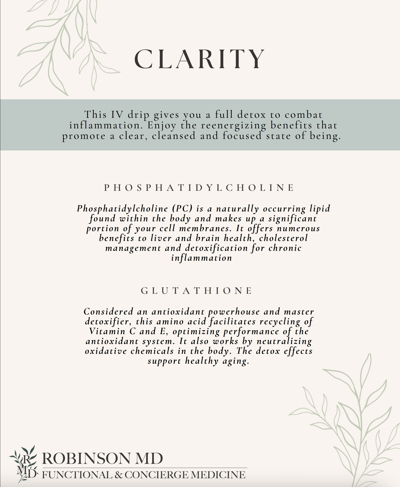 IV Therapy Clarity